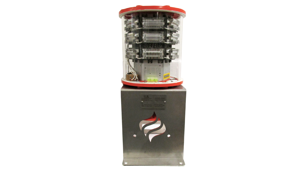 L-864/L-865 Dual Medium Intensity White/Red Obstruction Light,  Chimney/Building/Tower Aircraft Warning Light