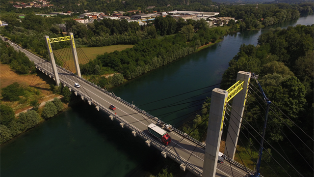 PONTE ADDA CON PANNELLI SOLARI