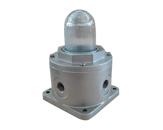 Low Intensity Obstruction Light, multi-LED type, compliant to ICAO Annex 14 Type A, Type B and FAA L-810.
Low intensity lights should be used for structures ≤ 45m height during night time.