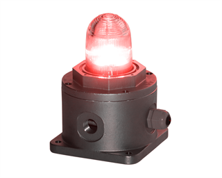 Repeater (REP-LXS) beacons are used as additional lights along with Status Wave off Lights and are a visual alarm for pilots, to indicate them whether the landing platform is safe or not to perform landings and take-off operations.