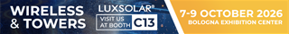 Venite a trovarci a WIRELESS & TOWERS 2026! Vi aspettiamo allo stand LUXSOLAR® C13!