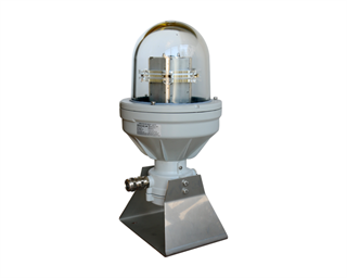 The Primary night beacons "MNL-LXS-10nM-Ex" are used for offshore platforms, to give a general definition of the object that may constitute an obstacle to maritime navigation.